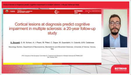  ECTRIMS 2021 - day 3 - brain lesions slide