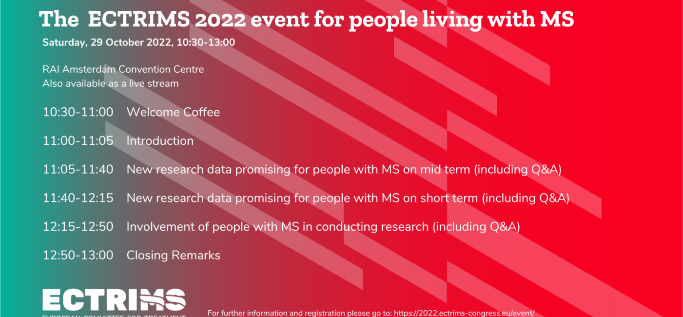 The ECTRIMS 2022 event for people living with MS