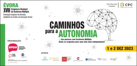 Poster of the The 18th edition of the National Multiple Sclerosis Congress (CNEM) in Portuguese