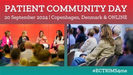 ECTRIMS Patient Community Day is a day for people living with multiple sclerosis and related diseases to learn from top neurological experts about progress and updates being made in the treatment of their conditions.